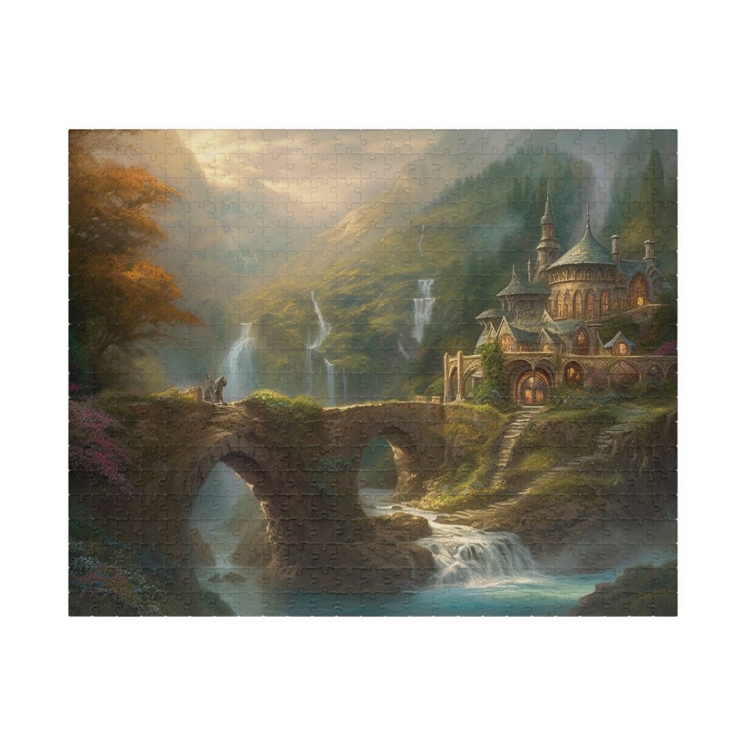 Lord of the Rings Inspired Puzzle, LOTR, LOTR Jigsaw Puzzle, Lord of