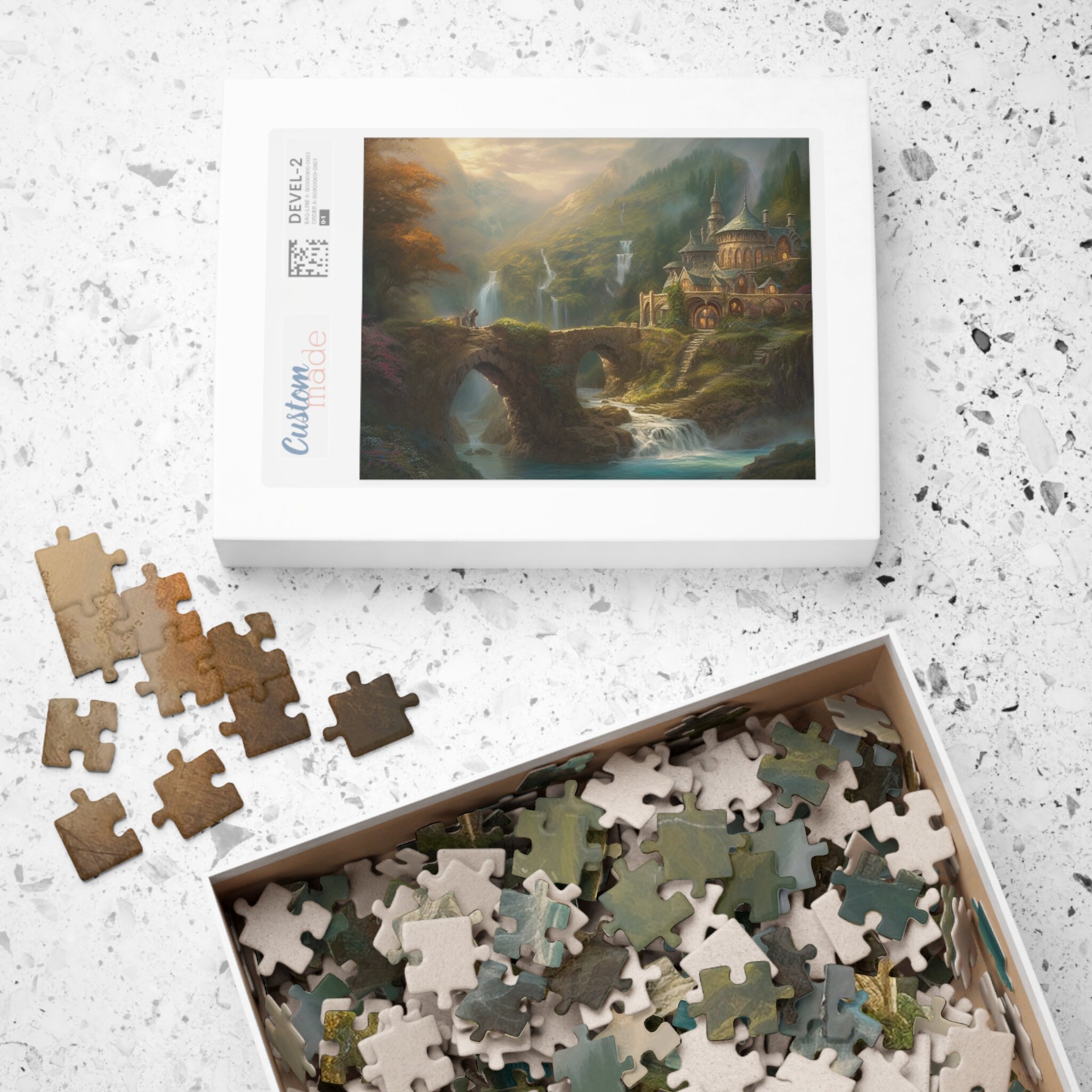 Lord of the Rings Inspired Puzzle, LOTR, LOTR Jigsaw Puzzle, Lord of