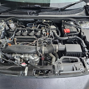 100% real carbon fiber engine bay cover for Civic 11th gen