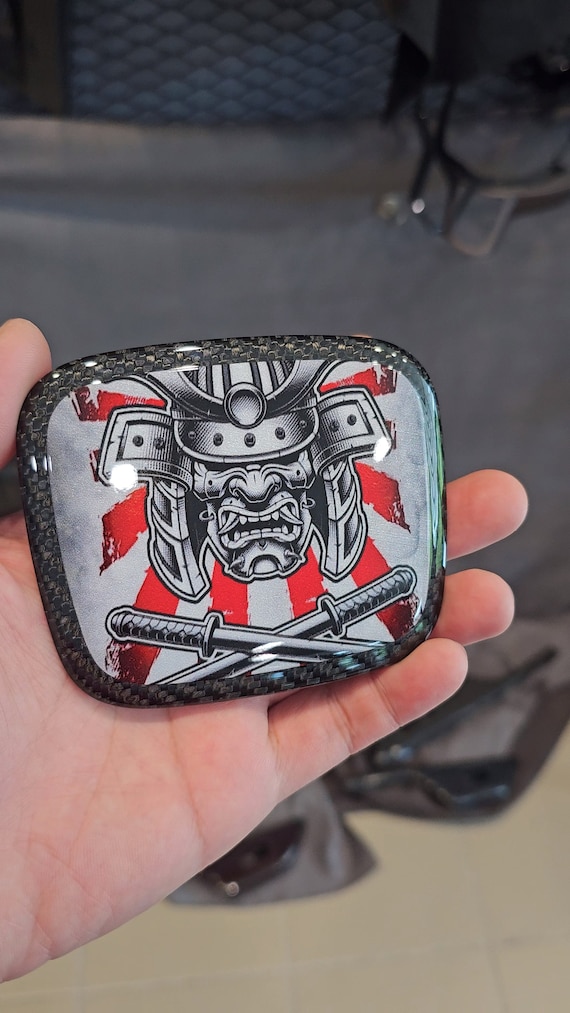 カーボンファイバーホンダエンブレム：サムライデザインバッジ - Etsy 日本