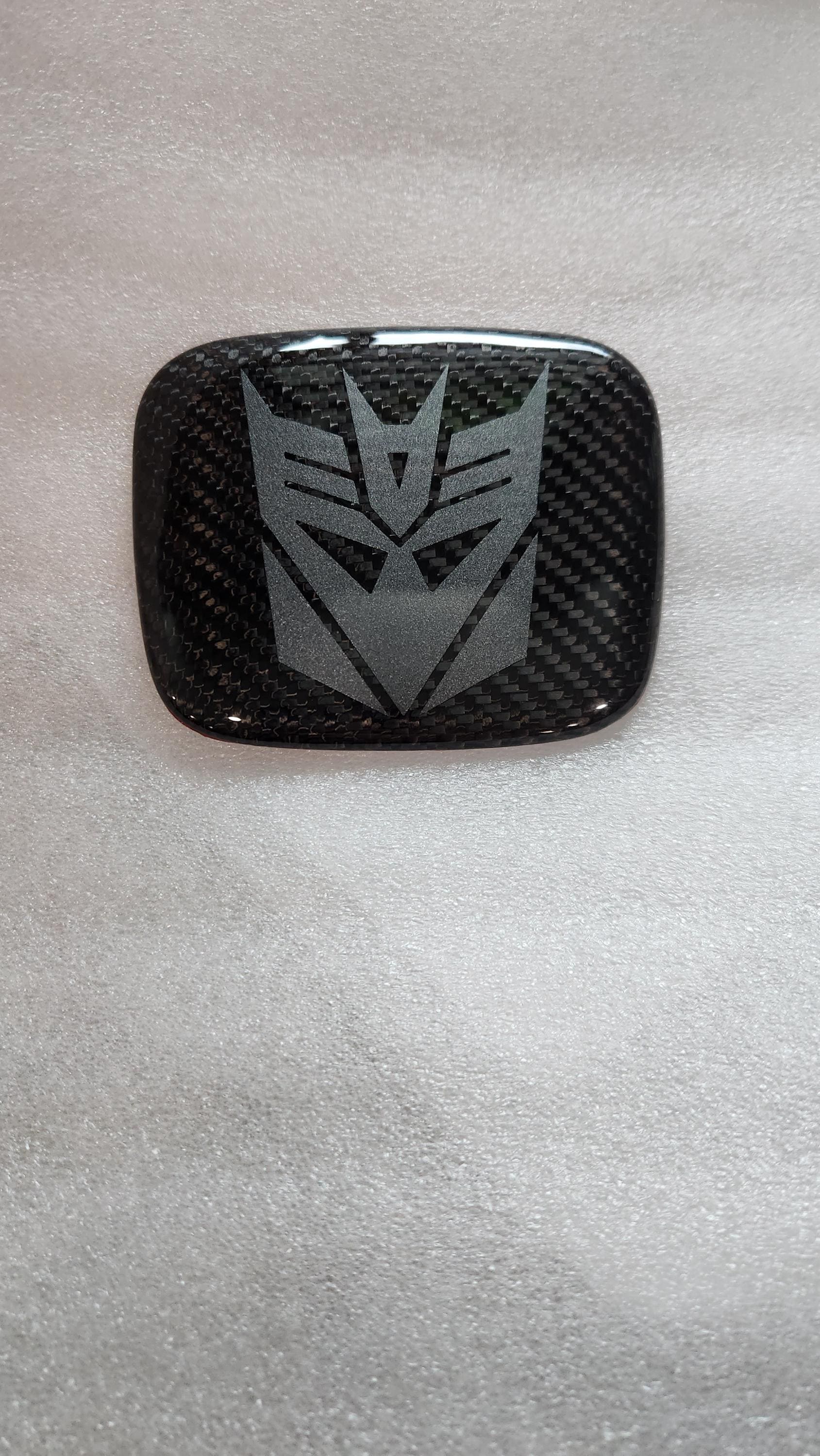 Custom Carbon Fiber Honda Emblem: Transformer Decepticon Badge - Etsy
