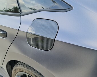 Gas Cap Fuel door cover in carbon fiber for Civic 11 Sedan, Civic 11 SI