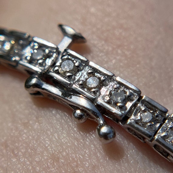 1.86 CTW Quality Diamond 10k Tennis Bracelet - image 4