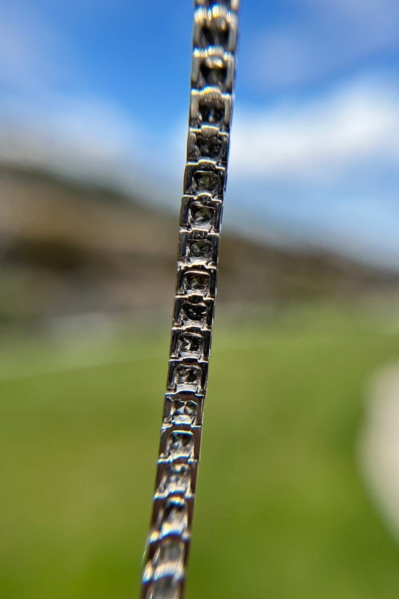 1.86 CTW Quality Diamond 10k Tennis Bracelet - image 7