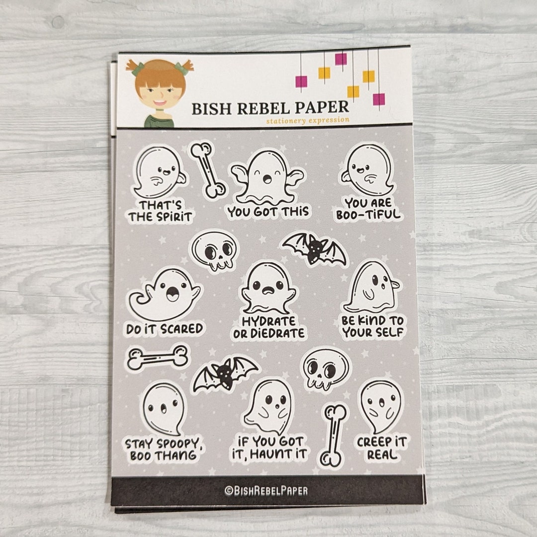 Cute Motivational Quote Sticker Sheet | Positive Affirmations Stickers ...