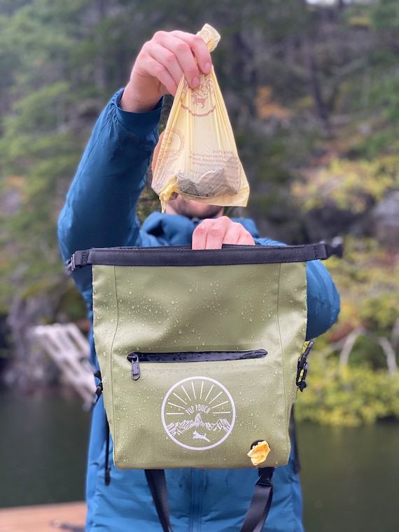 Puppouch Extra Smell Proof Dog Poop Carrier Dog Walking Bag the Easiest Way to Get Dog Waste Litter Out of Nature and Into a Bin Etsy Canada