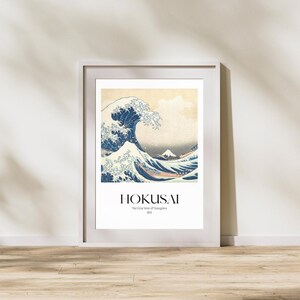 Hokusai The Great Wave Poster Digital Download Print, Vintage Wall Art, PDF