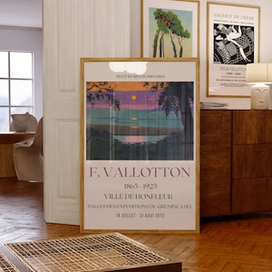 Félix Vallotton Exhibition Poster Digital Download Print, Vintage Wall Art, PDF