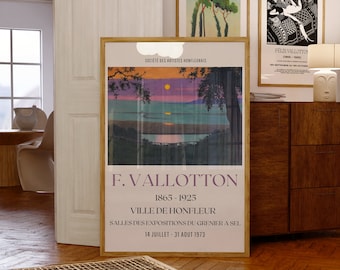 Félix Vallotton Exhibition Poster Digital Download Print, Vintage Wall Art, PDF