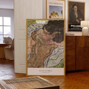 Egon Schiele, The Embrace, Digital Download Print, Vintage Wall Art