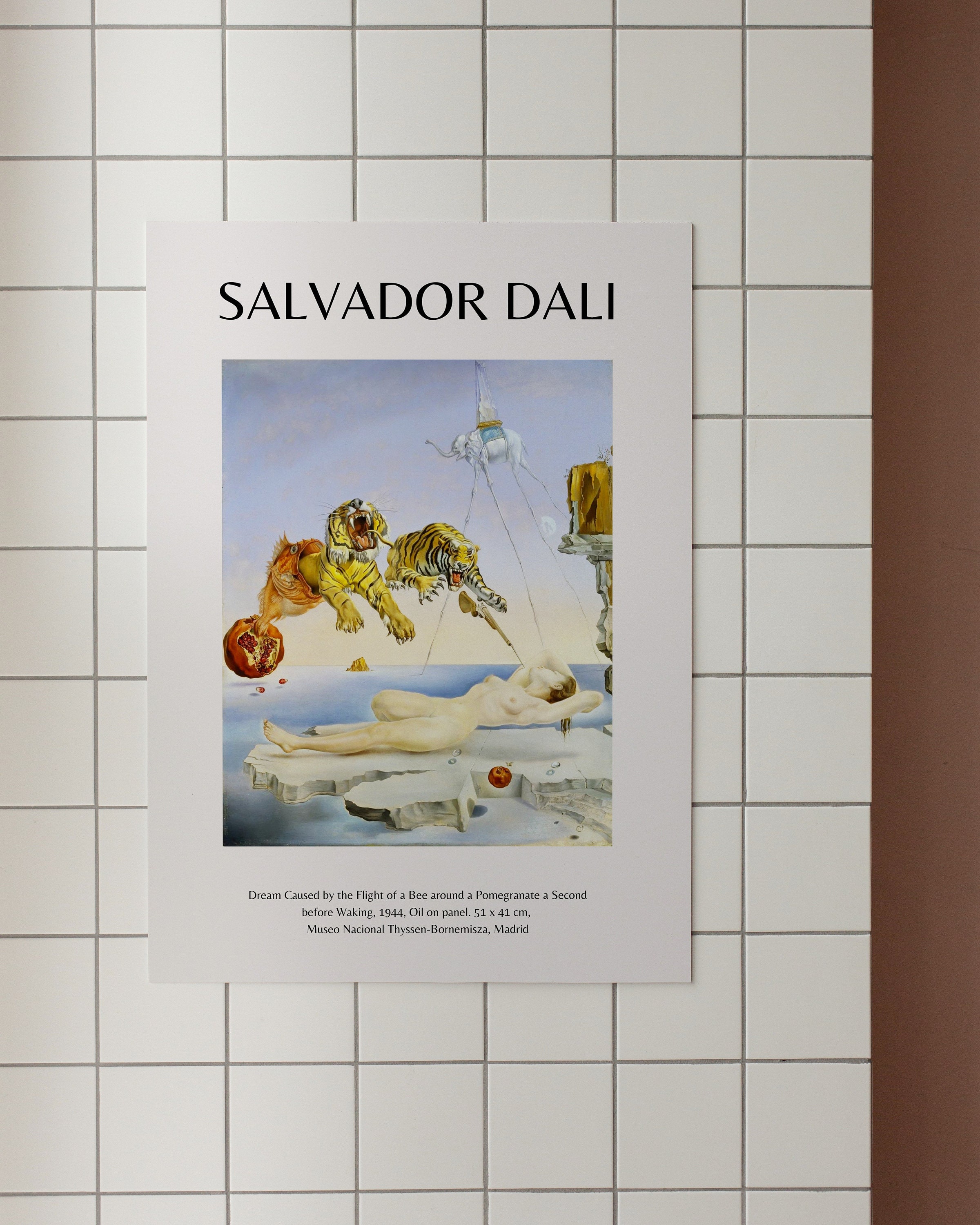 Salvador Dali, Dream Caused by the Flight of a Bee Around a Pomegranate a Second Before Waking