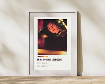 In the Mood for Love (2000) Film Poster, Digital Download Art Print, Minimalist Wall Art, PDF