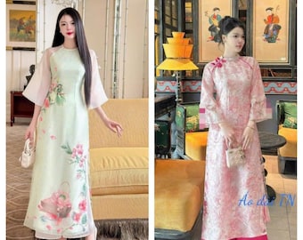 Áo dài cách tân T1 / Women Ao Dai / Girl Ao Dai / Vietnamese Ao Dai / Áo Dai Tết / Luna Ao Dai