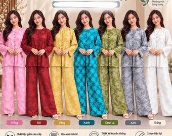 Áo Bà Ba B20  / Pháp Phục / Women Ao Ba Ba / Women Temple / Luna New Year / Girl Ao Ba Ba ( size từ 50 đến 75 kg )