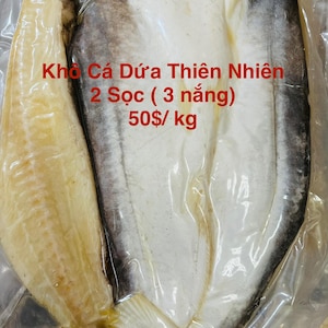 Khô cá dứa thiên nhiên 3 nắng 2 Sọc ( nguyên con không đầu) Vietnamese food