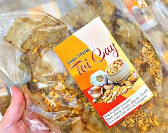 Bánh tráng tỏi cay/ Bánh tráng sì ke/ vietnamese food