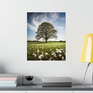 Premium Matte Vertical Posters - Magnolia Tree, Nature Poster