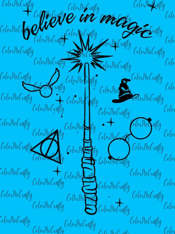 Magic Wizard Png: School Bookworm Design (Sublimation, DTG, Cricut)