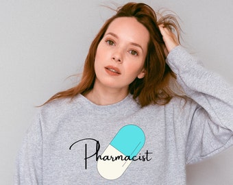 Pharmacy, Pharmacist, Medication Crewneck Sweatshirt
