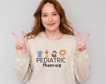Pediatric Pharmacy, Peds Pharmacist Crewneck Sweatshirt