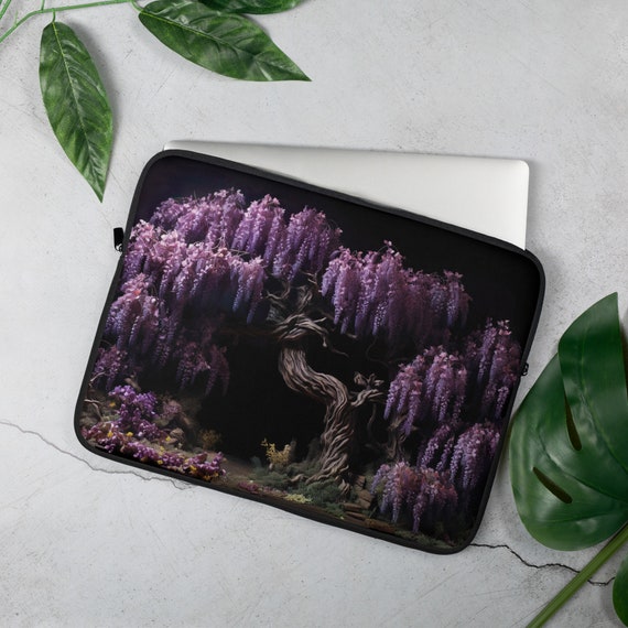 Laptop-Hülle Wisteria Tree 13″ & 15″ Wasserdichte Hülle Beständig gegen Wasser Öl Hitze Beste Schutzhülle Neopren Floral Design Notebook