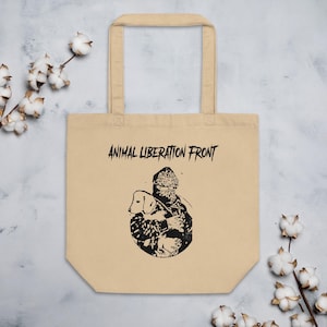 Animal Liberation Front Organic Cotton Tote Bag