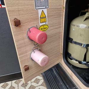 Gas bottle cap holder | Gas bottle cap holder