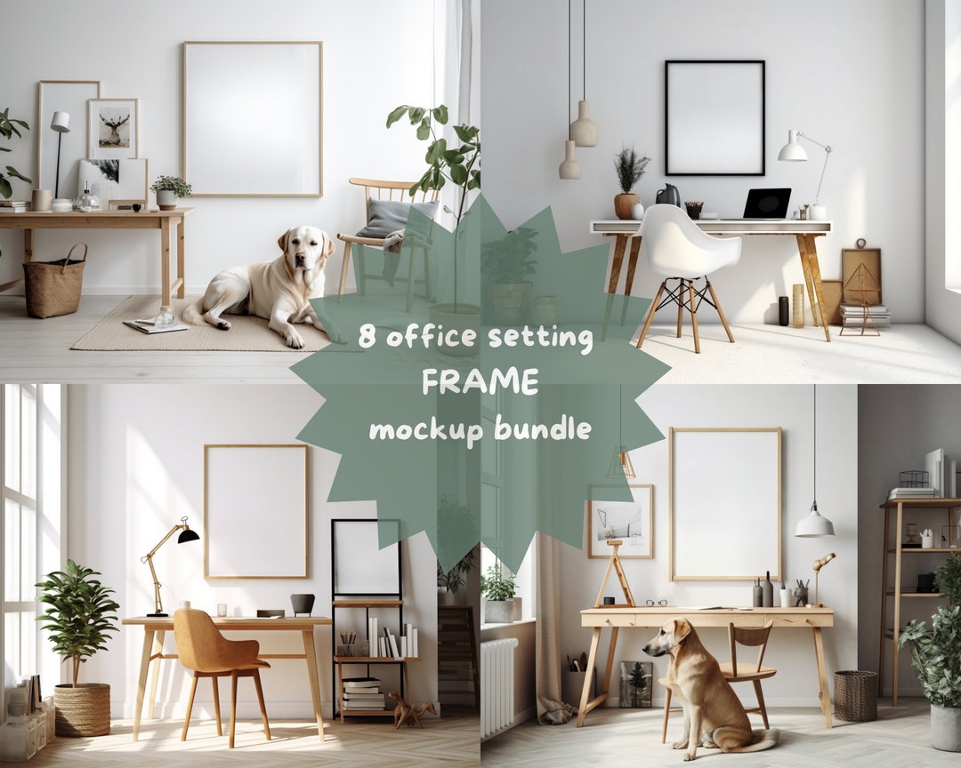 Setting Frame Digital Office Setting Frame 8 Pc Mockup Bundle - Etsy