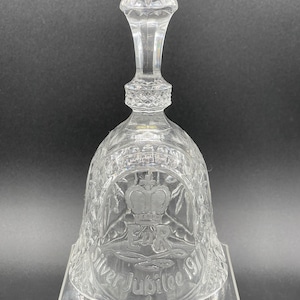 Collectible Queen Elizabeth II Silver Jubilee Bell. 1977. Royal Family. Unique Gift.