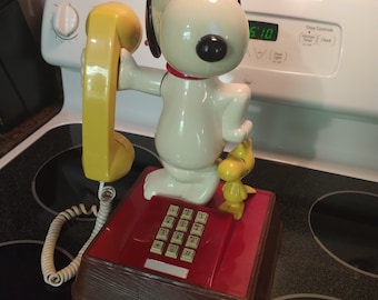 Snoopy and Woodstock telephone