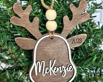 Personalized Reindeer Ornament