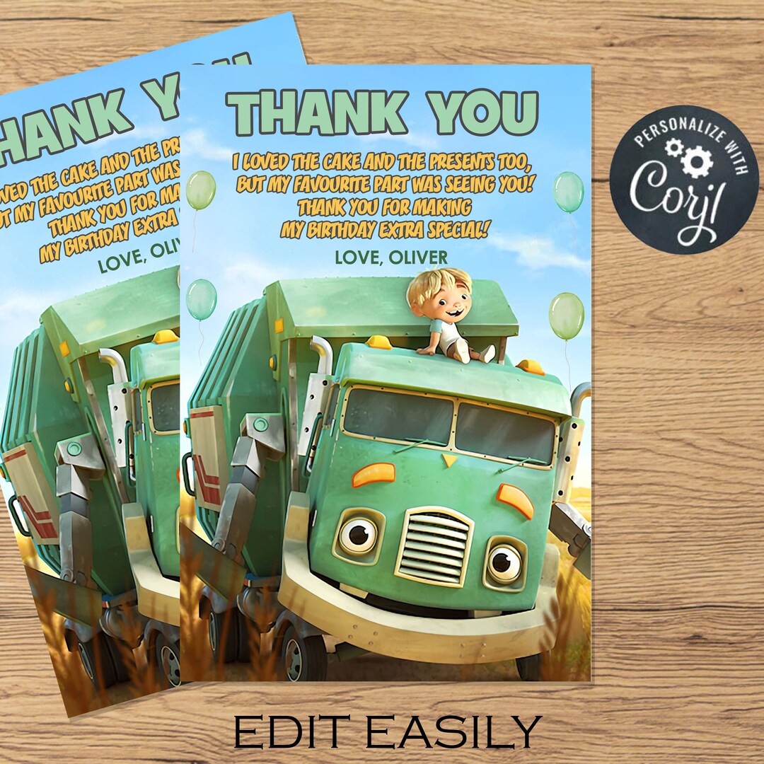Thank You Tags, Birthday Thank You Tag, Thank You Gifts Template ...