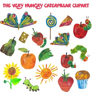 Instant Download Very Hungry Caterpillar Png, -Digital File-