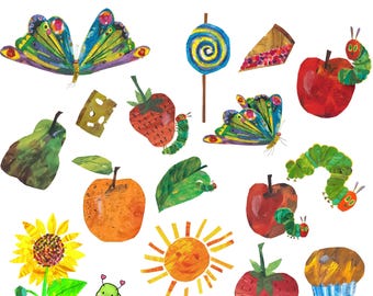 Instant Download Very Hungry Caterpillar Png, -Digital File-