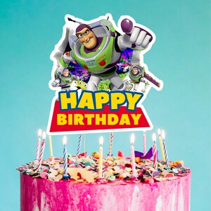 Toy Story Instant Download Cake Topper, Buzz Lightyear Digital File ...