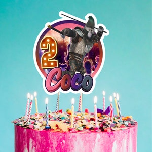 Sing 2 Johnny Cake Topper: Personalized Birthday Party Decoration (Digital File Only)