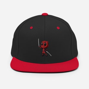 Snapback Hat - Maximum Effort Chibi Deadpool