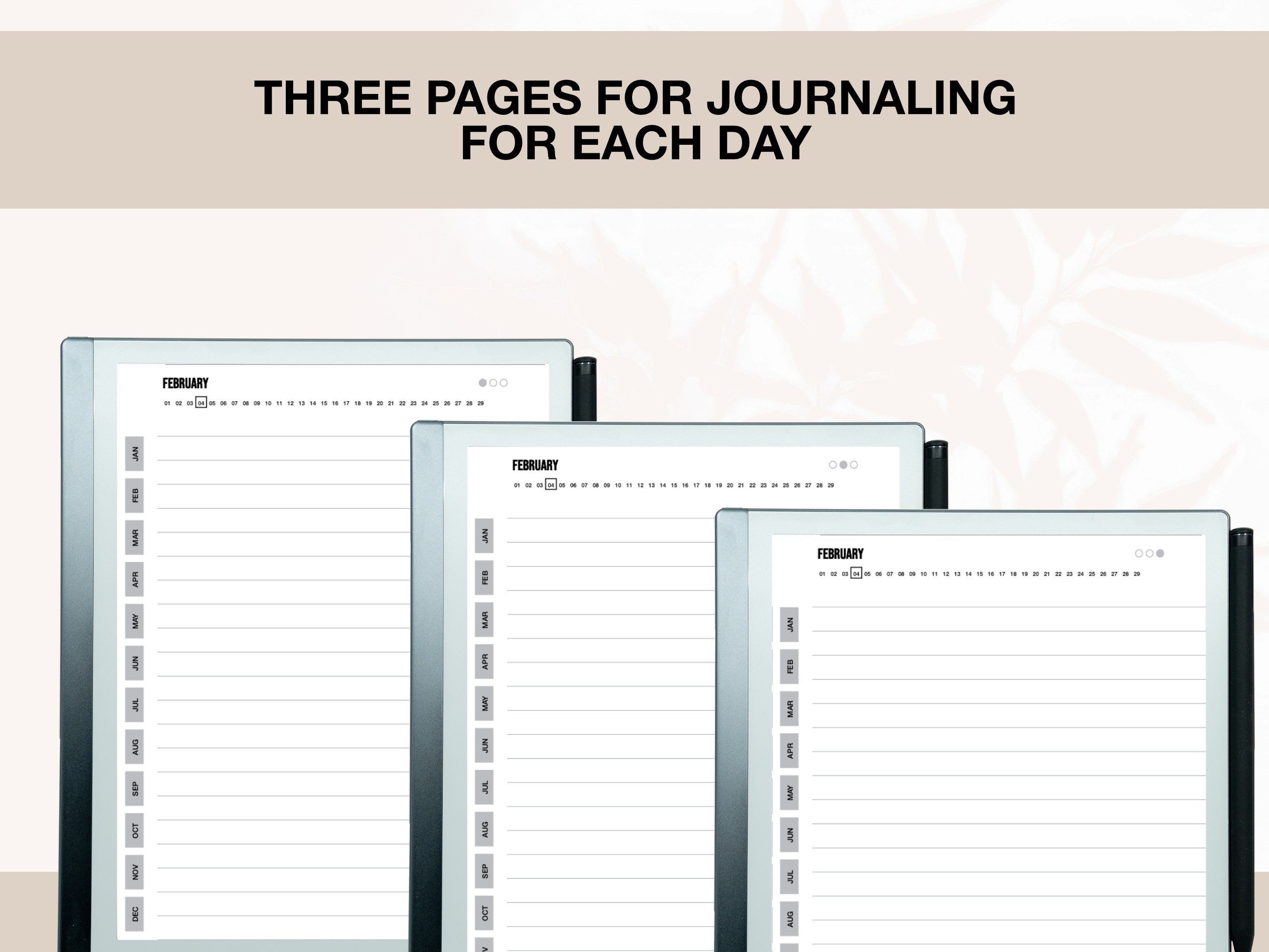 Remarkable 2 Daily Journal Notebook Digital Journal Remarkable