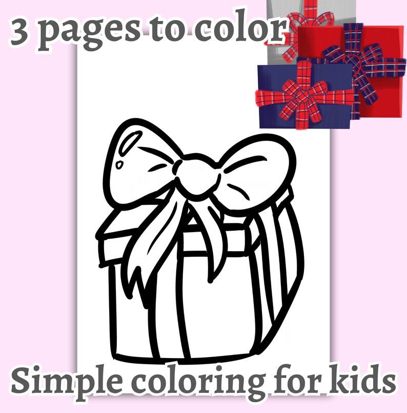 Christmas Coloring Pages, Cute Christmas Drawings, Printable Holiday ...