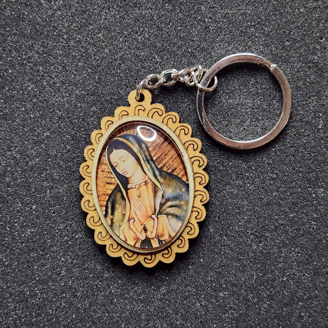 Virgin Mary Keychain Lady of Guadalupe Religious Gift for Catholics - Etsy