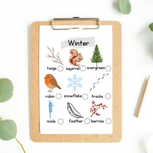 Winter scavenger hunt