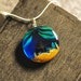 Picture of Battle Axe Necklace, Viking Battle Axe, Glowing Resin Axe Pendant ...
