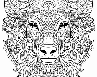 50 Puppy Coloring Pages, Stress Relief, Animals (Digital Download)
