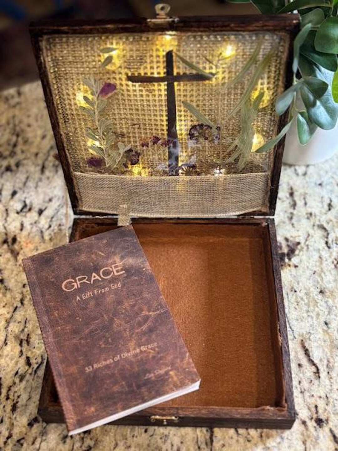 Light up Prayer Box and Journal! Beautifully Hand Made and
