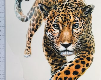 Iron-on Leopard Predator Iron-on Animals Clothing Patch