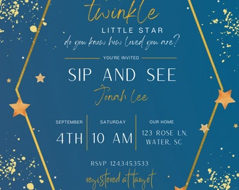 Sip and See Invitation