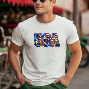 USA Soccer 2026 World Cup T-Shirt |USMNT Inspired Shirt | Soccer Lover Gift image 2