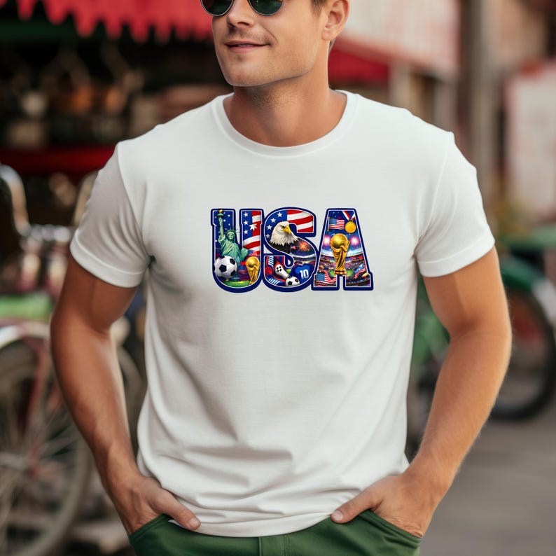 USA Soccer 2026 World Cup T-Shirt |USMNT Inspired Shirt | Soccer Lover Gift image 2