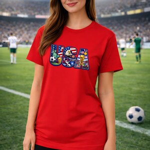 USA Soccer 2026 World Cup T-Shirt |USMNT Inspired Shirt | Soccer Lover Gift image 11