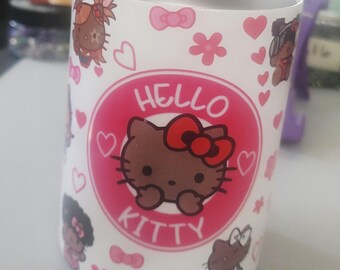 Vaso mágico Stitch Morning, Sueños de gatito pastel, Encanto de búho floral, 355 ml